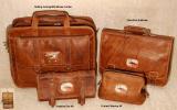 Custom Leather Luggage - Click For Enlargement