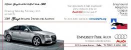 Audi A4 Lease Raffle - Click For Enlargement