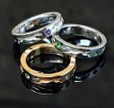 Animal Whimsey - Greyhound Eternity Ring - Click For Enlargement